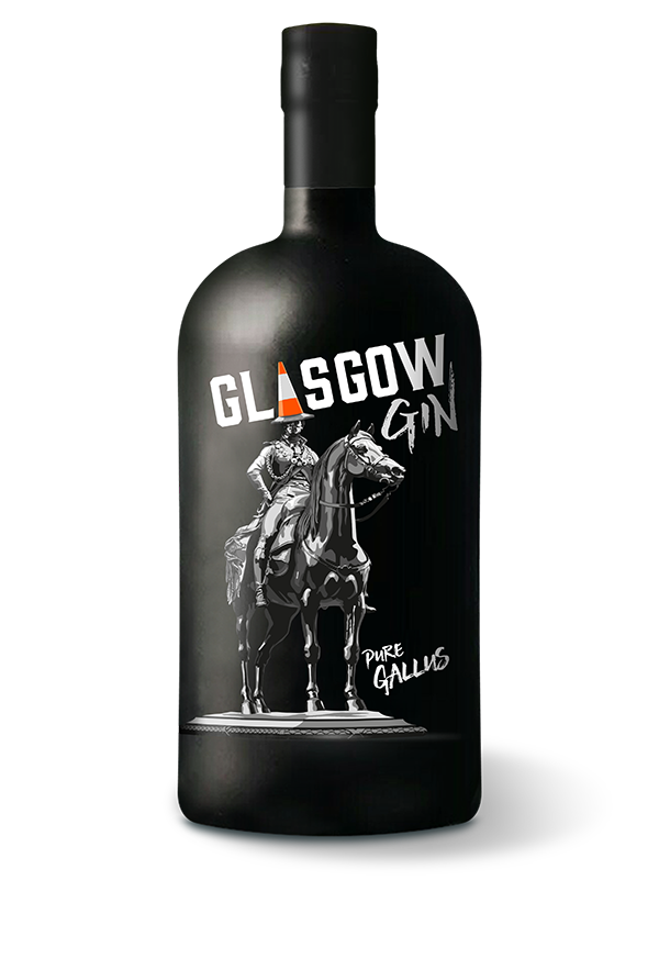 Glasgow Gin Bottle Shot Transparent